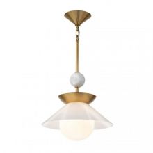 Saucer oprawa wisząca E27 12W złota matowa